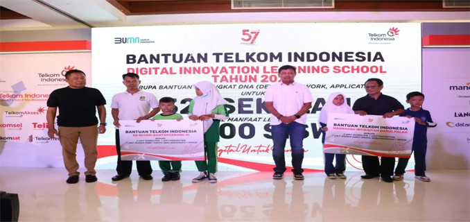 111 Ribu GB Internet Telkom Hadir di 3T, Dukung Siswa di 21 Sekolah