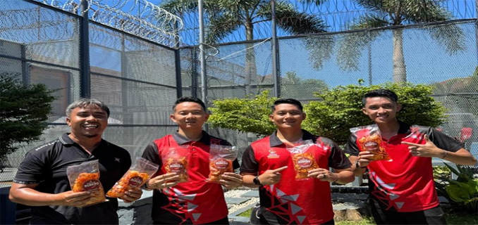 Warga Binaan Rutan Bengkulu Produksi Keripik Rubero