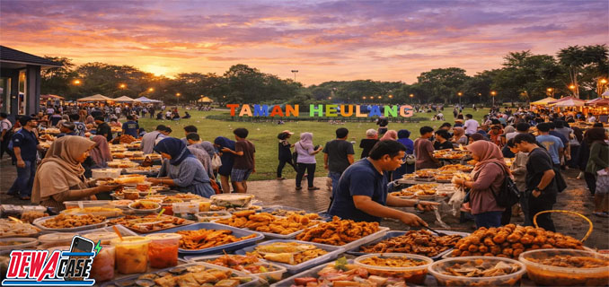 Surga Kuliner Ramadhan Di Taman Heulang Bogor